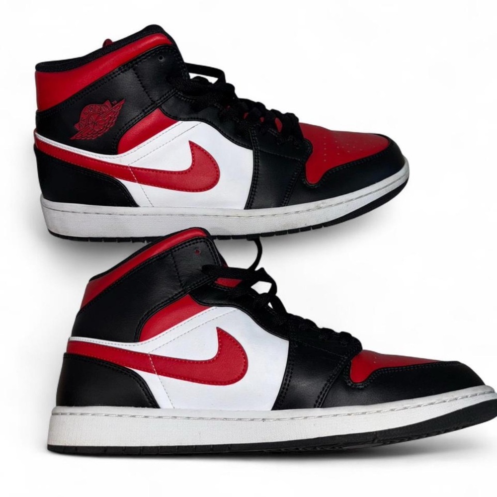 Nike Air Jordan 1s - Black, Red, and White Sneakers